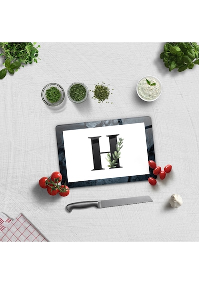 Decorita Cam Kesme Tahtası - Cam Kesme Tablası Harfli Tasarım H 20 CM x 30 CM
