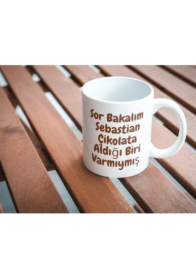 Kişiye Özel Çikolata Tasarımlı Bardak Kupa 2795