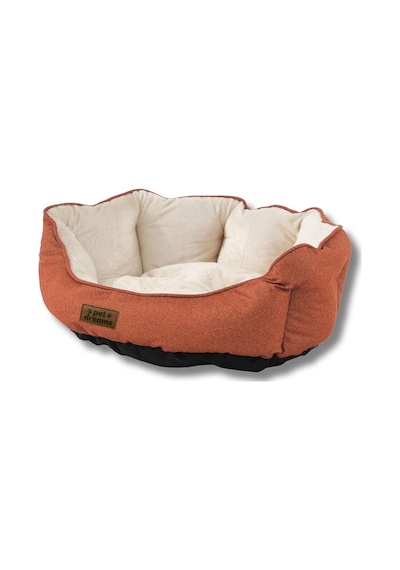 Pet Dreams Sprit Lüks Kedi/köpek Yatağı, Kaymaz Altlık, Sertifikalı Kumaş, Yıkanabilir, Silikon Elyaf Dolgulu Tu