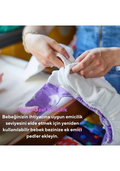 Bambino Mio Yıkanabilir Bebek Bezi Yedek Emici Takviye Pedi Booster 3'lü Paket Standart
