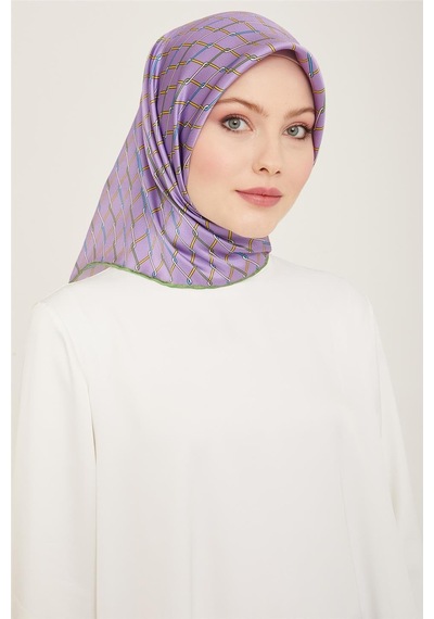 Armine Twill İpek Eşarp 24ya9152 04 - Desenli