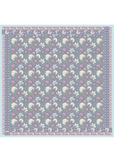 Belli İpek Eşarp - 4314-32 İndigo Twill