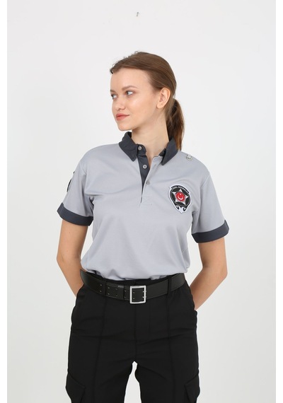 Yeni Tip Güvenlik Kamu Özel Güvenlik Yazlık Tshirt Gri