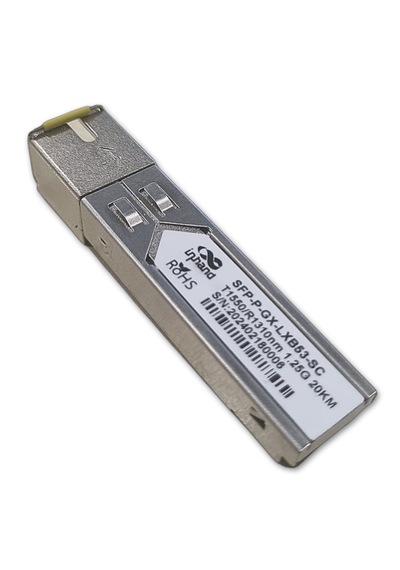 Inhand Sfp-p-gx-lxb53-sc Sfp Fiber Optik Modül Single Mode, 20km, Tx1550/rx1310, Sc