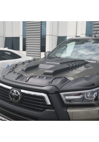 Cappafe SCappafe Toyota Uyumlu Hılux 2021- Ön Kaput Scoop Havalandırma Koruma