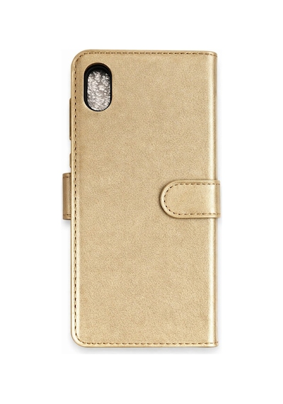 Tcl L7 Trend S Plus Kapaklı Kılıf - Gold Bz8683140932473