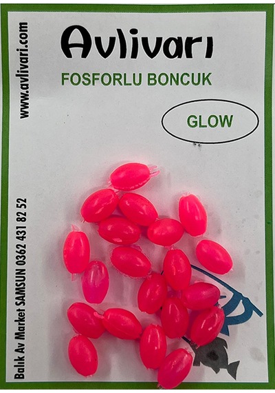 Avlivari 6 Mm Glowlu Boncuk 20'li Paket-9457