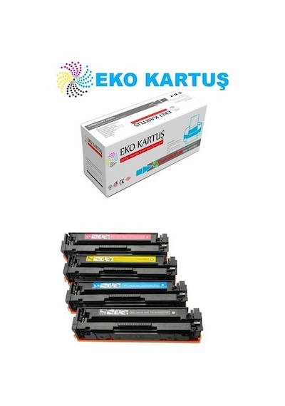 Eko Kartuş Hp Color Laserjet Pro M452DW (CF410X) Set Uyumlu Toner