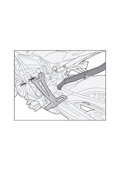 2118Fz Yamaha Mt-07 14-17 Arka Çanta Taşıyıcı N11.2593
