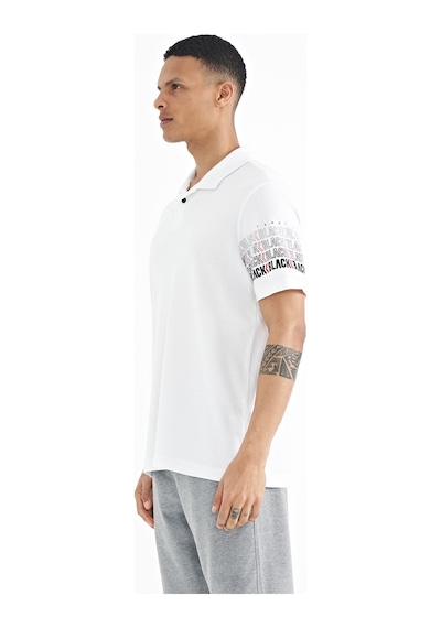 Tommylife Tommy Life Beyaz Kol Baskı Detaylı Polo Yaka Standart Form Erkek T-shirt - 88240 Beyaz Tommylife Tommy Life Beyaz Kol Baskı Detaylı Polo Yaka Standart Form Erkek T-shirt - 88240 Beyaz