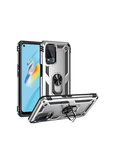 Oppo A54 Yüzüklü Standli Vega Kilif Ekran Koruyucu 510713490