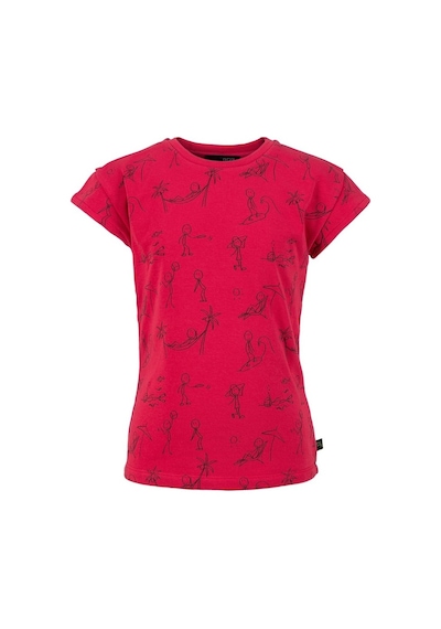 Brz Kids Kız Çocuk Baskılı Pijama Takımı Kırmızı