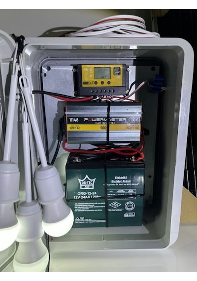 Taşınabilir Solar Güneş Enerjili Tv-3 Lamba Ve Usb Cep Telefonu Şarj Sistemi