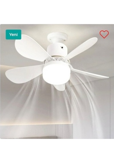 Kumandalı Fan, 62w Led Ampul Dimmerli