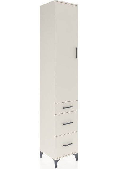 Hyperion Dolap 4 Raflı 3 Çekmeceli Tek Kapaklı 44x44x243 Aytaşı-aytaşı Aytası