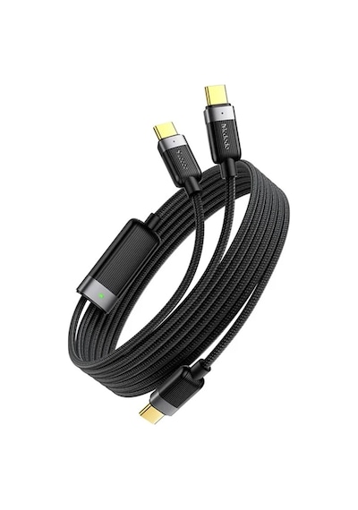 Mcdodo Ca-7380 100w Typec Çift Usb-c Manyetik Sarılabilir Şarj Kablosu 1.5m