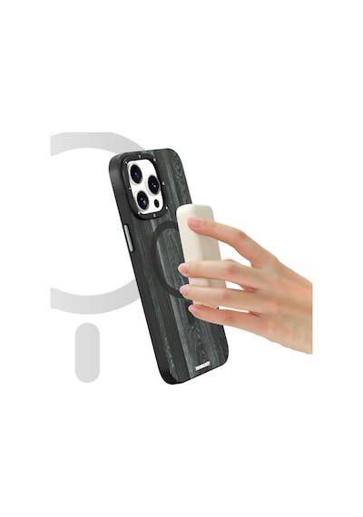 Youngkit Apple Uyumlu iPhone 15 Pro Max Kılıf Magsafe Şarj Özellikli Youngkit Ahşap Desenli Wood Forest Serisi