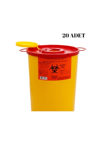 Tıbbi Atık Kovası 10lt - 20 Adet Diğer