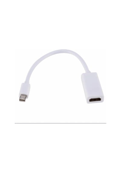 Mini Displayport To Hdmı Dönüştürücü Adaptör Beyaz