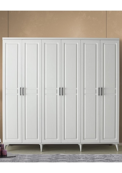 GuneyStore Sport 6 Kapaklı Komple MDF Gardırop GuneyStore Sport 6 Kapaklı Komple MDF Gardırop