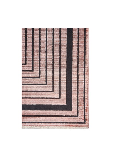 Dolce Vita Halı Donna 8255 Antique Copper Modern Salon Halısı Kırmızı