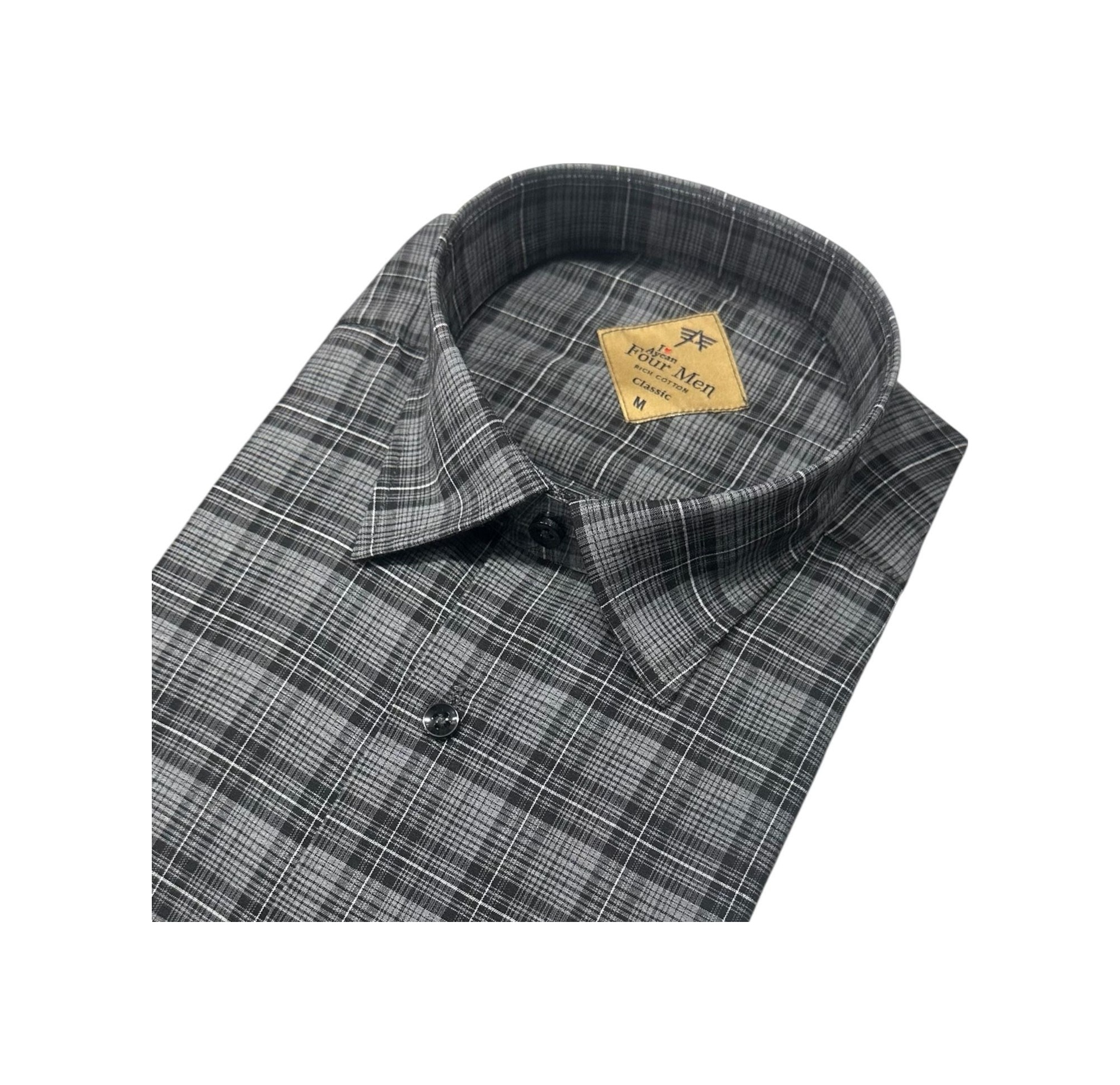 Linen Keten Klasik %100 Cotton Uzun Kollu Terletmeyen Gömlek Gri