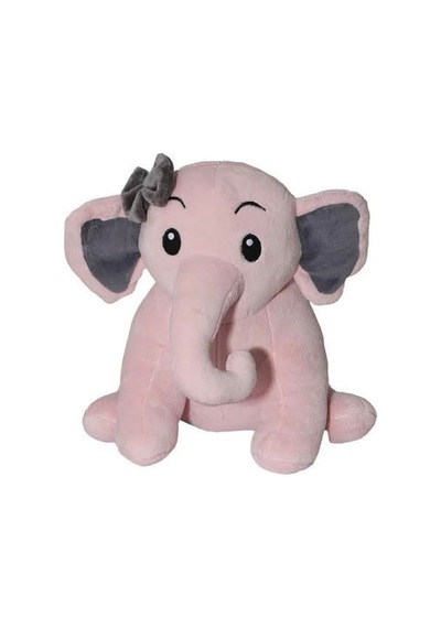 Peluş Nazlı Fil Pembe 50 Cm Sevimli Konforlu: Peluş Uyku Yastığı Ve Sarılma Arkadaşı Dekoratif Oyuncak