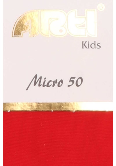 Katamino Breeze Kız Çocuk Külotlu Çorap Micro 50 Kırmızı (1-2-11-12 Yaş)