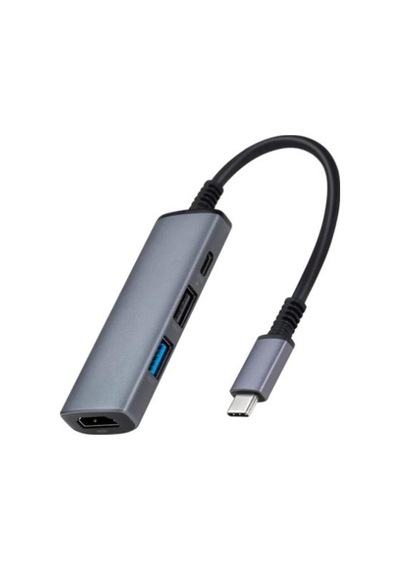 Ttec Pd 100w 4in1 Type-c To Dönüştürücü Hub Type-c To Pd3.0 4k Hdmı Usb-a 3.2 Usb Çoğaltıcı Görüntü Aktarım Cevirici