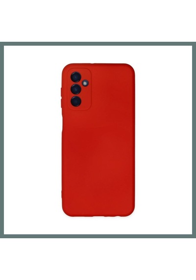Ventra Samsung Uyumlu Galaxy M23 Kılıf Nano İçi Kadife Silikon - Kırmızı Ventra