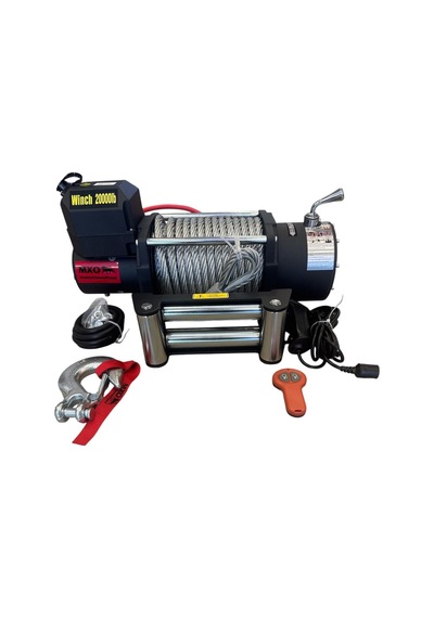 Mxo Çelik Halatlı Vinç 20000lb 24v Tambur 22 Mt Halatı