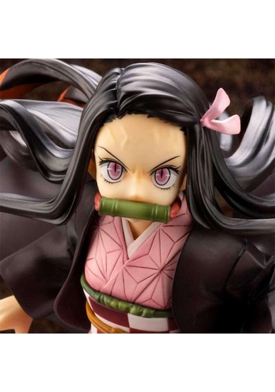 Demon Slayer Kimetsu No Yaiba Nezuko Kamado Fighting Version Aksiyon Figürü 17 Cm