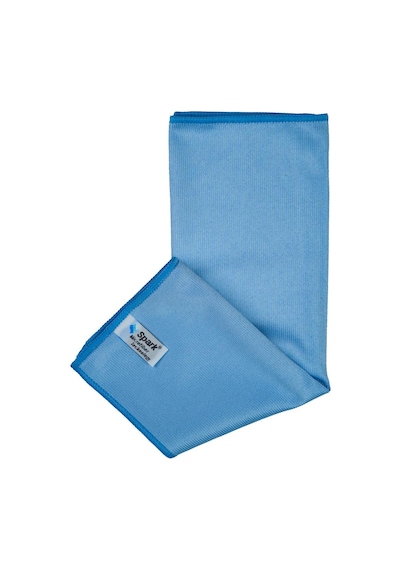 9 Adet Spark Kristal Mikrofiber Cam Silme Bezi Ve Genel Temizlik & Kurulama Bezi 40x40 Cm. Mavi