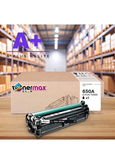 Hp 650a Ce270a Siyah Uyumlu Toner A Plus / Color Laserjet Enterprise Cp5525 / M750