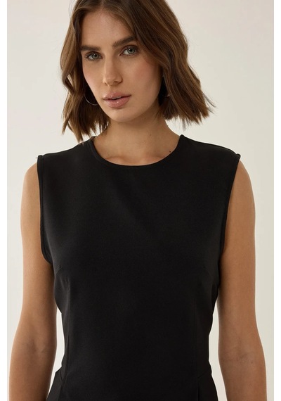 Hiccup Siyah Peplum Üst