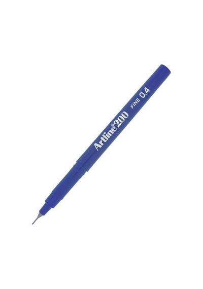 Artline Fineliner 0.4 Mm Koyu Royal Mavi Ek-200N 12 Adet