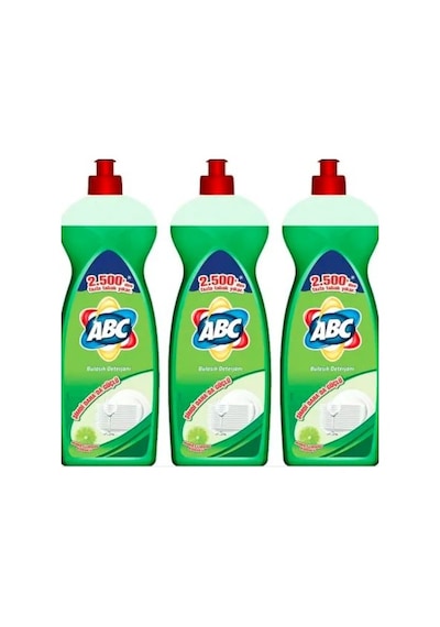 ABC Misket Limonu Kokulu Sıvı Bulaşık Deterjanı 3 x 685 G