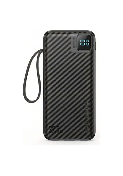 Ven-dens Vd-pb061 20000mah Premium Powerbank Dahili Çift Kablolu Siyah
