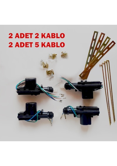 Merkezi Kilit Motoru Takımı 5 Fişli 2 Fişli Araç Merkezi