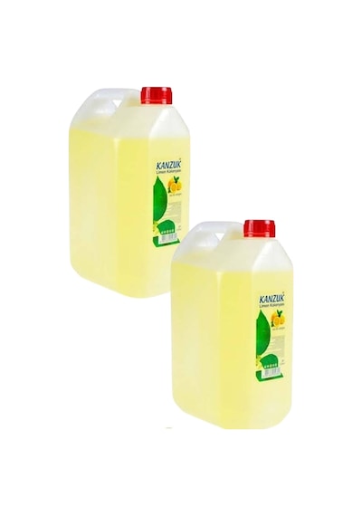 Kanzuk Kolonya 80 Derece Limon Kolonyası 2 Adet 5 Litrelik Bidon Kolonya 7696779505984