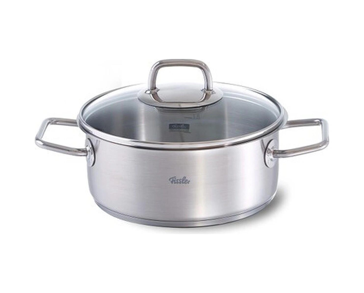 Fissler Viseo Cam Kapak Sığ Tencere 20 Cm Bakır - Siyah