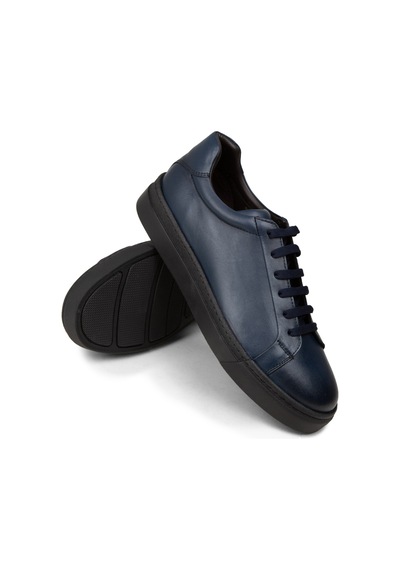 Deery Erkek Süet Lacivert Sneaker Ayakkabı - 02018mlcvc02
