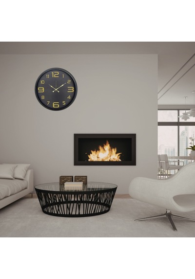 Siyah Gold Rakamlı 52 X 52 Cm Duvar Saati Diğer
