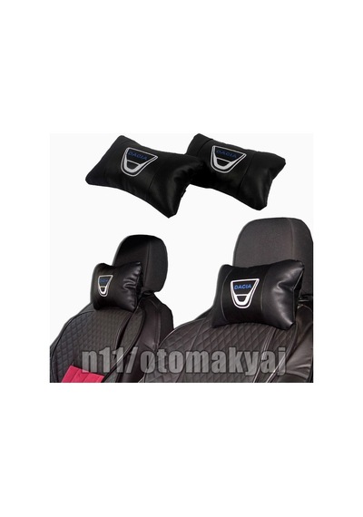 Dacia Oto Koltuk Kılıfı Ve Başlık Uyumlu Deri Yastık Set