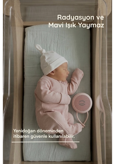Beyaz Gürültü Cihazı | 33 Sesli, Pışpışlı ve Ninnili Radyasyon İçermeyen Bebek Uyku Arkadaşı