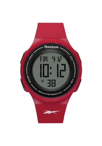 Reebok Rv-gen-u9-prpr-wb Dijital Kırmızı Silikon Kordon Erkek Kol Saati