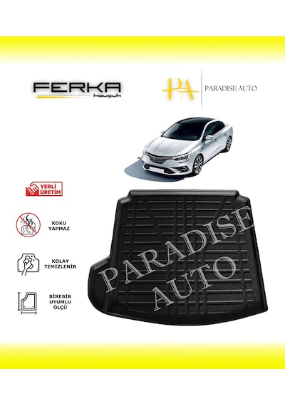 Renault Megane 4 Sedan Sol Kulaklı 2016 Ve Üstü Bagaj Havuzu