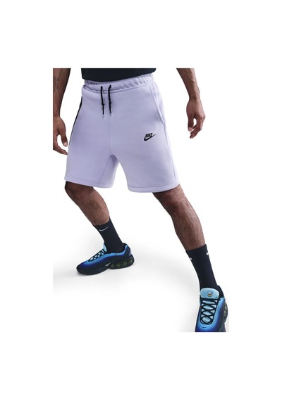Nike Sportswear Tech Fleece Shorts Günlük Pamuklu Spor Şort Lila Lila