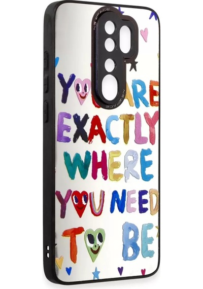 Newface Xiaomi Redmi Note 8 Pro Kılıf Mirror Desenli Kapak - Mirror - 10 Beyaz