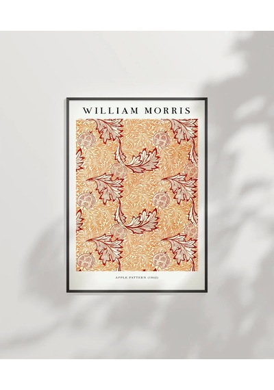 Çerçevesiz Poster William Morris Elme Deseni
